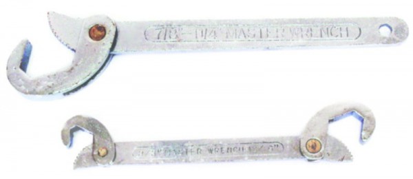 Swedish type pipe wrench set 2 pcs.
