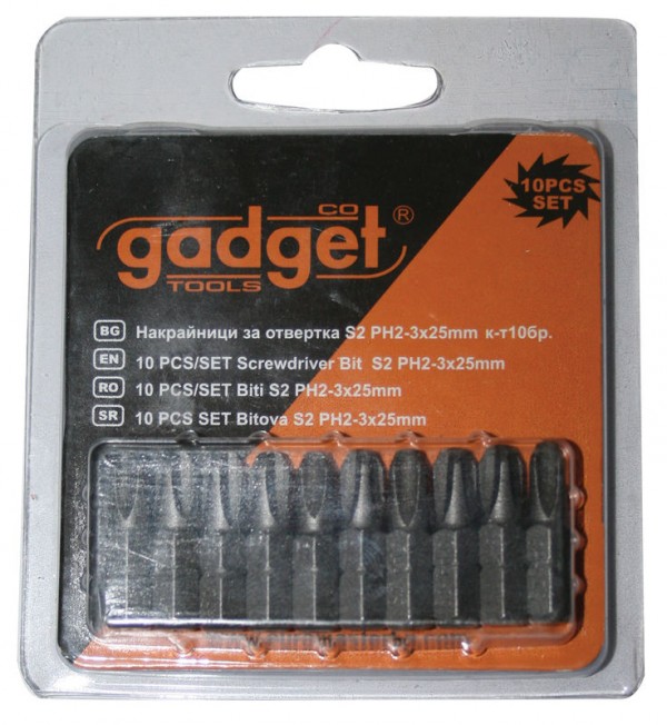 10pcs/Set biti S2 PH-3x25 mm