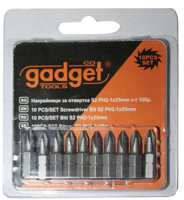 10pcs/Set biti S2 PH-3x25 mm
